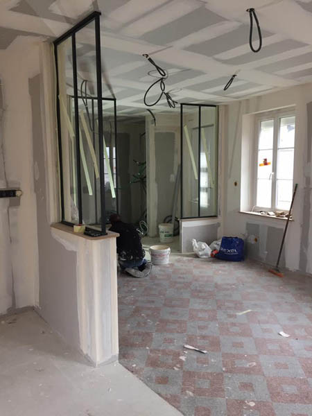 Plan de travaux d'extension Chartres